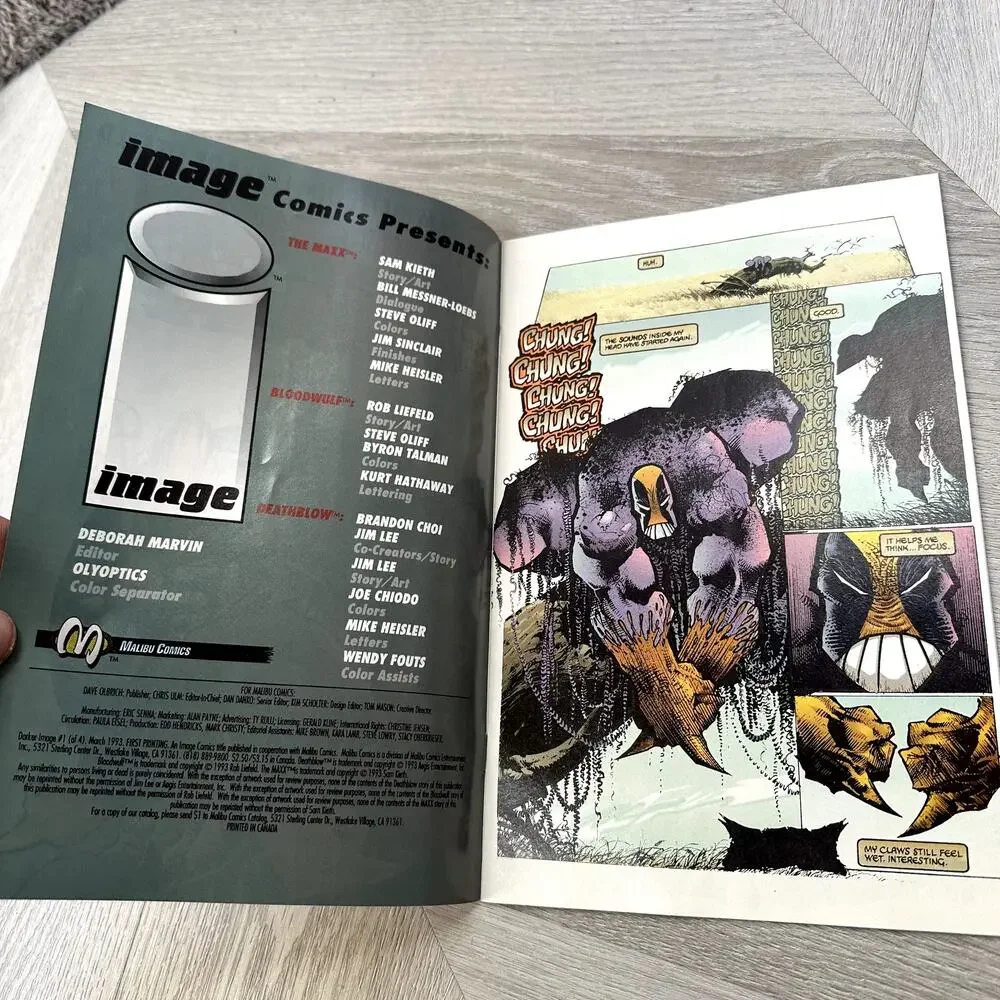 Darker Image 1 Comic Book Vintage